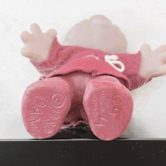 Vintage Danish Christmas Trolls - Set of (2) 1980 DAM 8" and 5" Tall - Picture 5 of 8